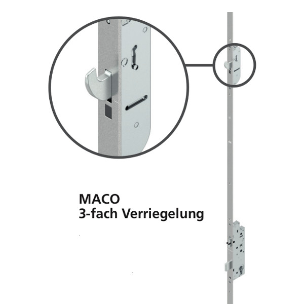 Manuelle Schwenkriegel-Verriegelung